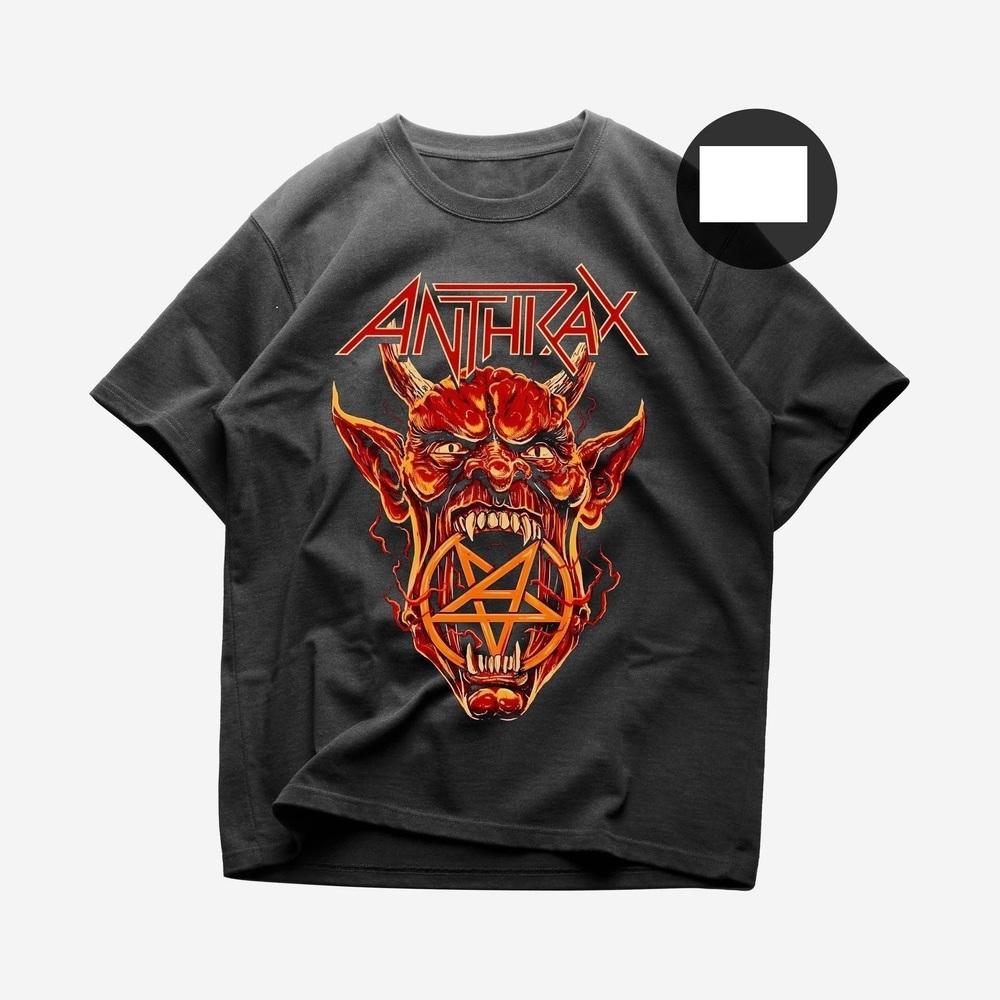 Anthrax T-Shirt - Metal Music Shirt Black Shirt